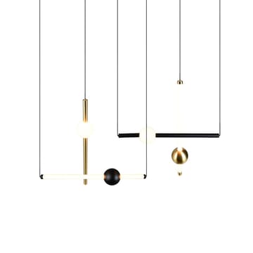 Pendel TRIO Melita - 110 cm/Mattsvart - Belysning & el - Inomhusbelysning & lampor - Taklampa & takbelysning - Pendellampor & hänglampor