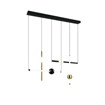 Pendel TRIO Melita - 110 cm/Mattsvart - Belysning & el - Inomhusbelysning & lampor - Taklampa & takbelysning - Pendellampor & hänglampor