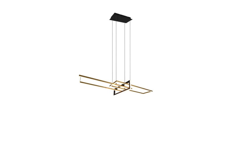 Pendel TRIO Salinas Mattmässing/mattsvart, Mattmässing/mattsvart