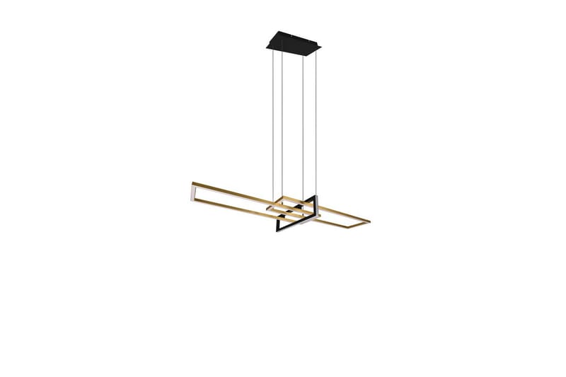 Pendel TRIO Salinas Mattmässing/mattsvart - Mattmässing/mattsvart - Belysning & el - Inomhusbelysning & lampor - Taklampa & takbelysning - Pendellampor & hänglampor