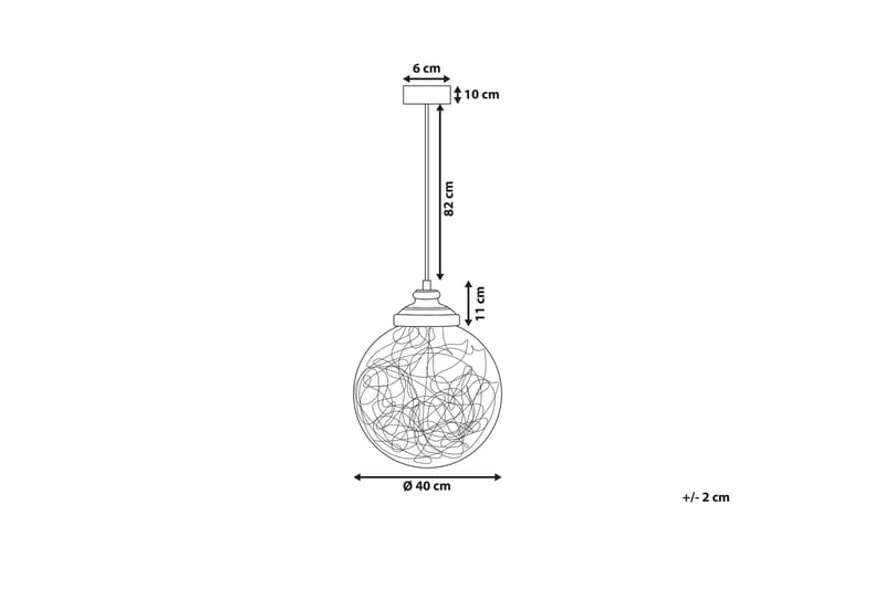 Beni Taklampa Stor - Silver - Taklampa kök - Fönsterlampa hängande - Fönsterlampa - Pendellampor & hänglampor - Sovrumslampa - Vardagsrumslampa