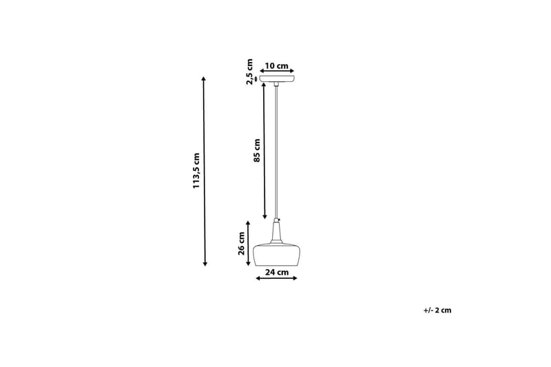 Burano Taklampa 24 cm - Grå - Taklampa kök - Fönsterlampa hängande - Fönsterlampa - Pendellampor & hänglampor - Sovrumslampa - Vardagsrumslampa