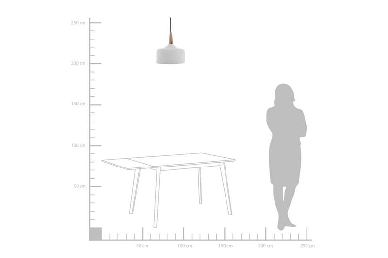 Burano Taklampa 24 cm - Vit - Belysning & el - Inomhusbelysning & lampor - Taklampa & takbelysning - Pendellampor & hänglampor