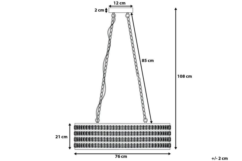 Cavone Taklampa 31 cm - Silver - Taklampa kök - Fönsterlampa hängande - Fönsterlampa - Pendellampor & hänglampor - Sovrumslampa - Vardagsrumslampa