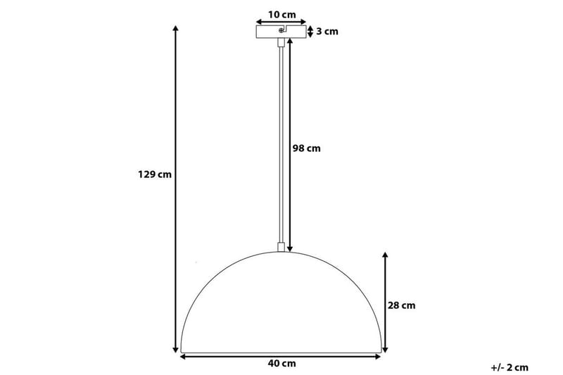 Cetina Taklampa 40 cm - Svart - Taklampa kök - Fönsterlampa hängande - Fönsterlampa - Pendellampor & hänglampor - Sovrumslampa - Vardagsrumslampa