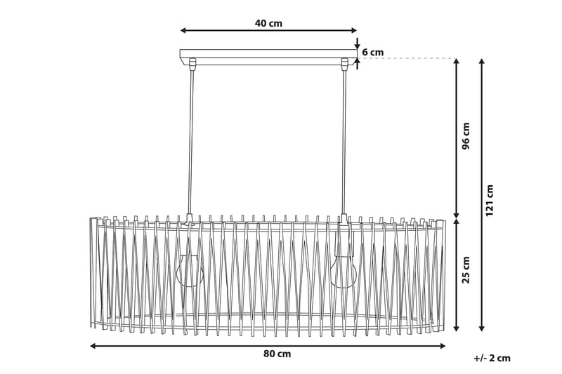Chari Taklampa - Ljusbrun - Belysning & el - Inomhusbelysning & lampor - Taklampa & takbelysning - Pendellampor & hänglampor