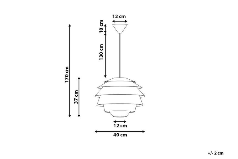 Congo Taklampa 40 cm - Vit - Belysning & el - Inomhusbelysning & lampor - Taklampa & takbelysning - Pendellampor & hänglampor