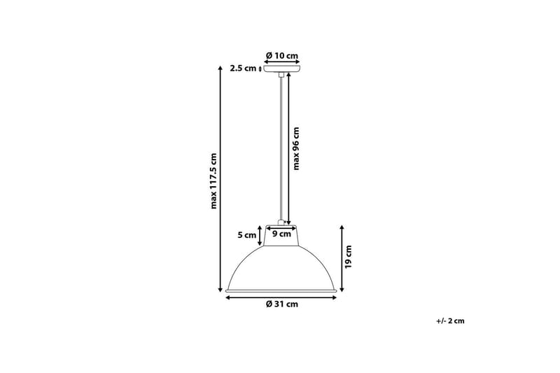 Gallatin Taklampa 31 cm - Koppar - Taklampa kök - Fönsterlampa hängande - Fönsterlampa - Pendellampor & hänglampor - Sovrumslampa - Vardagsrumslampa