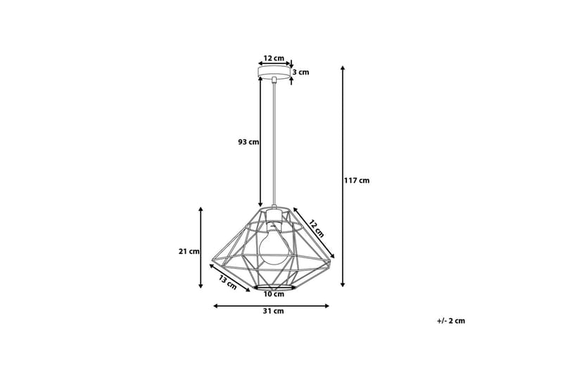 Guam Taklampa 31 cm - Guld - Taklampa kök - Fönsterlampa hängande - Fönsterlampa - Pendellampor & hänglampor - Sovrumslampa - Vardagsrumslampa