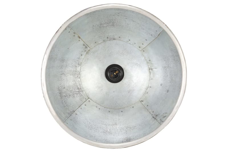 Hänglampa industriell 25 W silver rund 30 cm E27 - Silver - Belysning & el - Inomhusbelysning & lampor - Taklampa & takbelysning - Pendellampor & hänglampor