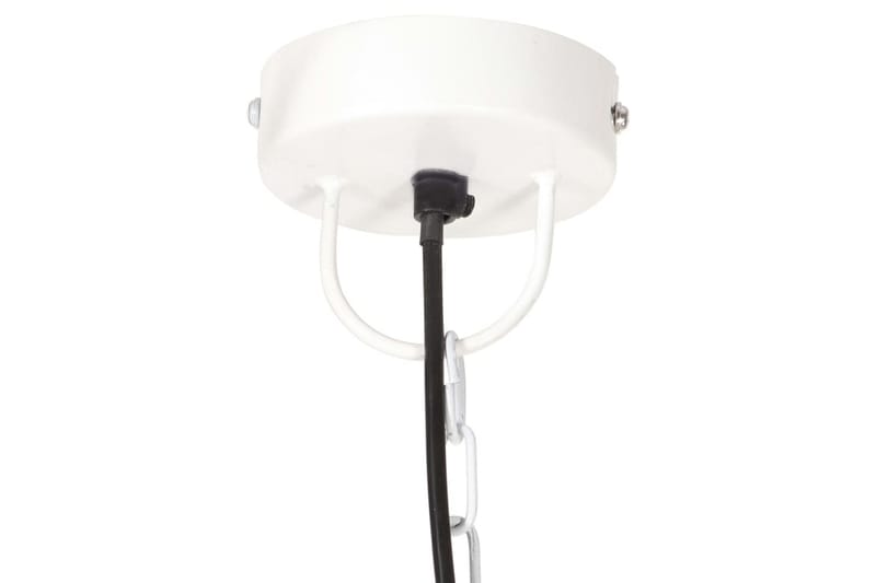Hänglampa industriell 25 W vit rund 30 cm E27 - Vit - Belysning & el - Inomhusbelysning & lampor - Taklampa & takbelysning - Pendellampor & hänglampor