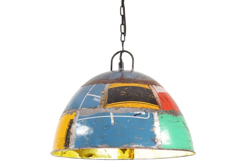 Hänglampa industriell vintage 25 W flerfärgad rund 41 cm E27 - Flerfärgad - Belysning & el - Inomhusbelysning & lampor - Taklampa & takbelysning - Pendellampor & hänglampor