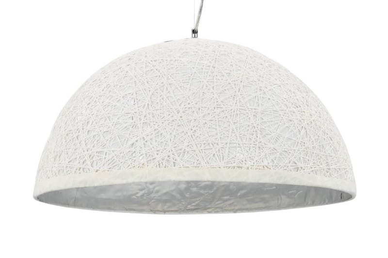 Hänglampa vit och silver Ã˜50 cm E27 - be Basic - Taklampa kök - Fönsterlampa hängande - Fönsterlampa - Pendellampor & hänglampor - Sovrumslampa - Vardagsrumslampa