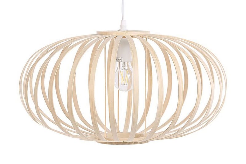 Havelen Taklampa Oval - Bambu/Ljusbrun - Fönsterlampa hängande - Pendellampor & hänglampor - Vardagsrumslampa - Fönsterlampa - Taklampa kök - Sovrumslampa