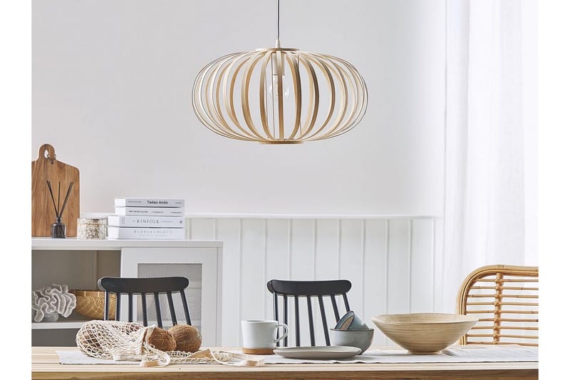 Havelen Taklampa Oval - Bambu/Ljusbrun - Belysning & el - Inomhusbelysning & lampor - Taklampa & takbelysning - Pendellampor & hänglampor
