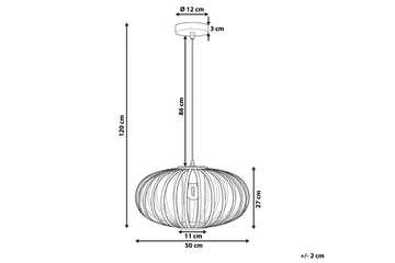 Havelen Taklampa Oval - Bambu/Ljusbrun - Belysning & el - Inomhusbelysning & lampor - Taklampa & takbelysning - Pendellampor & hänglampor