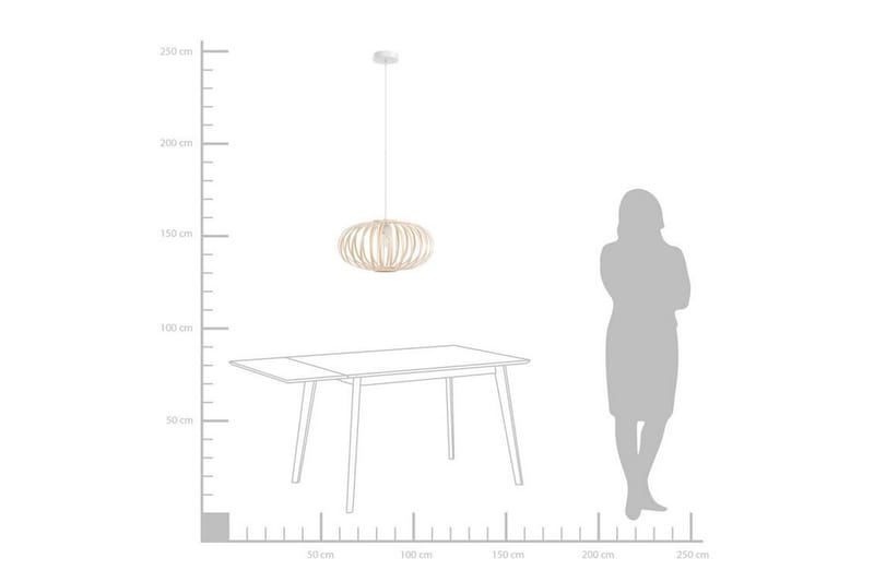 Havelen Taklampa Oval - Bambu/Ljusbrun - Belysning & el - Inomhusbelysning & lampor - Taklampa & takbelysning - Pendellampor & hänglampor
