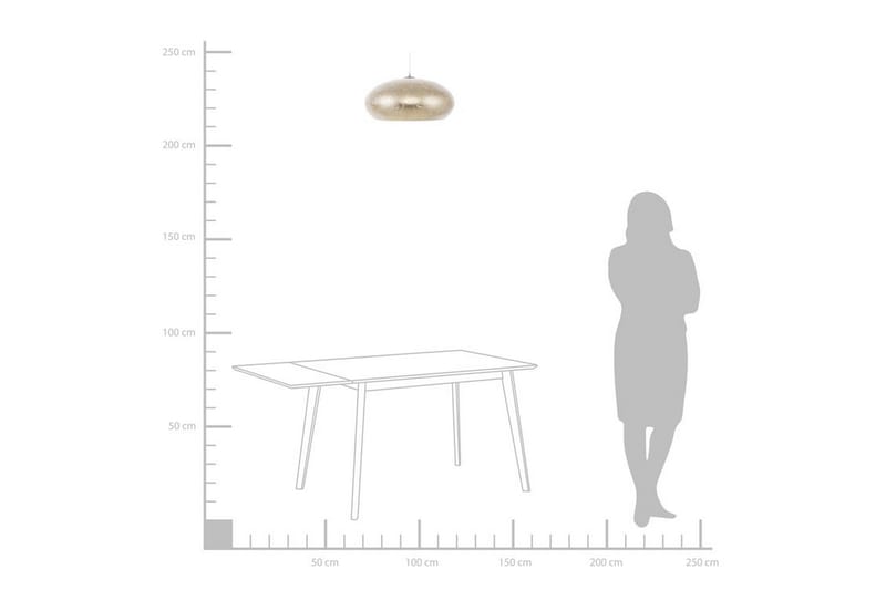 Limnatis Taklampa 48 cm - Guld - Belysning & el - Inomhusbelysning & lampor - Taklampa & takbelysning - Pendellampor & hänglampor