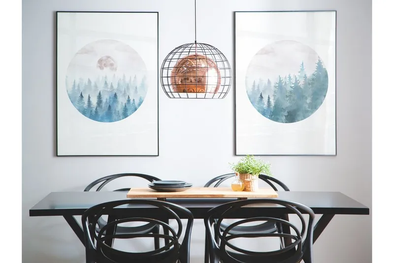 Liri Taklampa 31 cm, Koppar