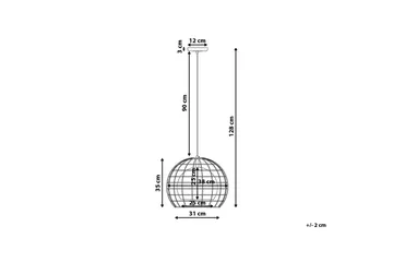 Liri Taklampa 31 cm - Koppar - Belysning & el - Inomhusbelysning & lampor - Taklampa & takbelysning - Pendellampor & hänglampor