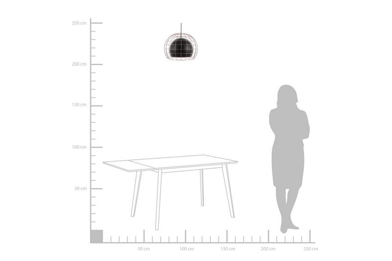 Liri Taklampa 31 cm - Svart - Taklampa kök - Fönsterlampa hängande - Fönsterlampa - Pendellampor & hänglampor - Sovrumslampa - Nätlampa - Vardagsrumslampa