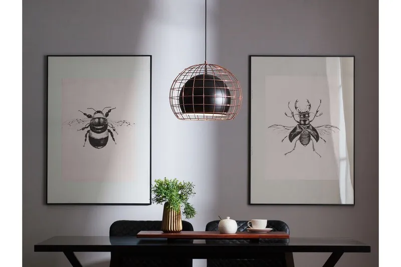 Liri Taklampa 31 cm - Svart - Belysning & el - Inomhusbelysning & lampor - Taklampa & takbelysning - Pendellampor & hänglampor