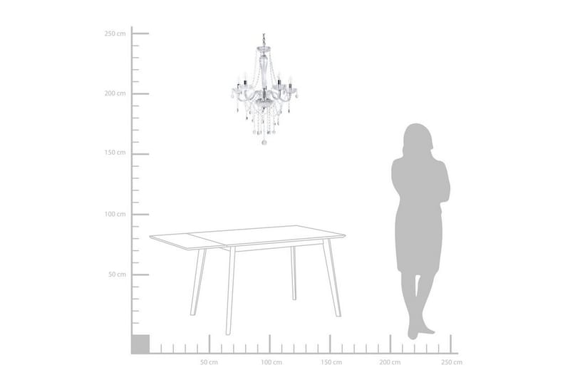Locone Taklampa 79 cm - Silver - Belysning & el - Inomhusbelysning & lampor - Taklampa & takbelysning - Pendellampor & hänglampor