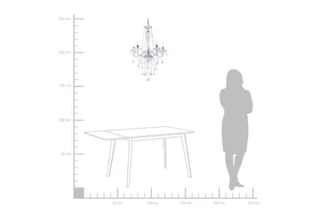 Locone Taklampa 79 cm - Silver - Belysning & el - Inomhusbelysning & lampor - Taklampa & takbelysning - Pendellampor & hänglampor
