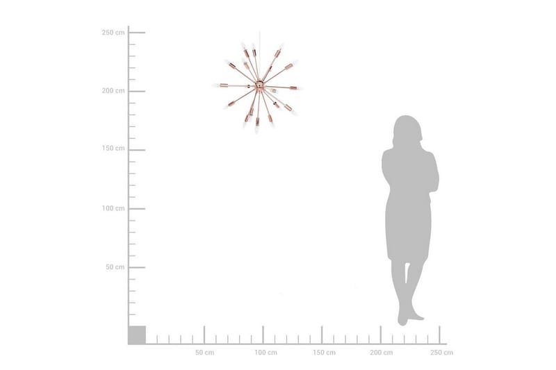 Maguse Taklampa 59 cm - Koppar - Belysning & el - Inomhusbelysning & lampor - Taklampa & takbelysning - Pendellampor & hänglampor