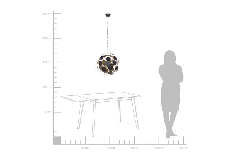 Maritsara Taklampa - Svart/Guld - Belysning & el - Inomhusbelysning & lampor - Taklampa & takbelysning - Pendellampor & hänglampor