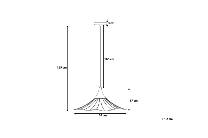 Mazaro Taklampa 50 cm - Svart - Taklampa kök - Fönsterlampa hängande - Fönsterlampa - Pendellampor & hänglampor - Sovrumslampa - Vardagsrumslampa