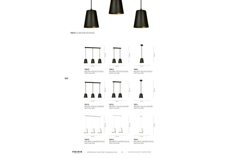 Milargo 2 pendel Svart - Scandinavian Choice - Taklampa kök - Fönsterlampa hängande - Fönsterlampa - Pendellampor & hänglampor - Sovrumslampa - Vardagsrumslampa