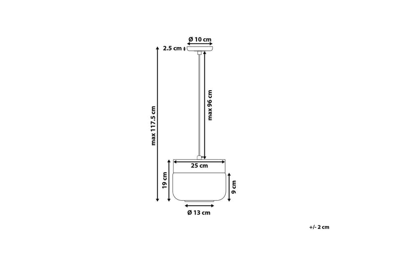 Murray Taklampa 25 cm - Vit - Taklampa kök - Fönsterlampa hängande - Fönsterlampa - Pendellampor & hänglampor - Sovrumslampa - Vardagsrumslampa