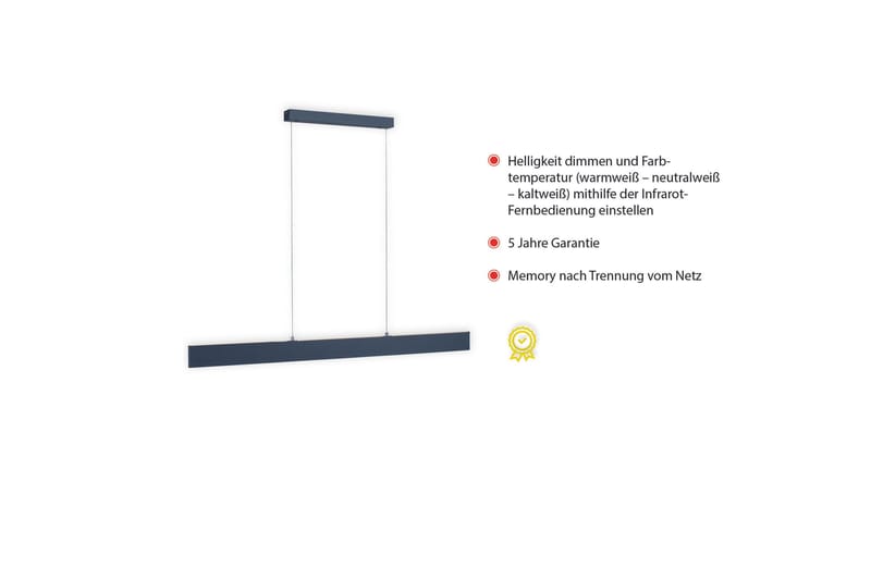 NILA Pendellampa, anthrazit - Grå - Belysning & el - Inomhusbelysning & lampor - Taklampa & takbelysning - Pendellampor & hänglampor