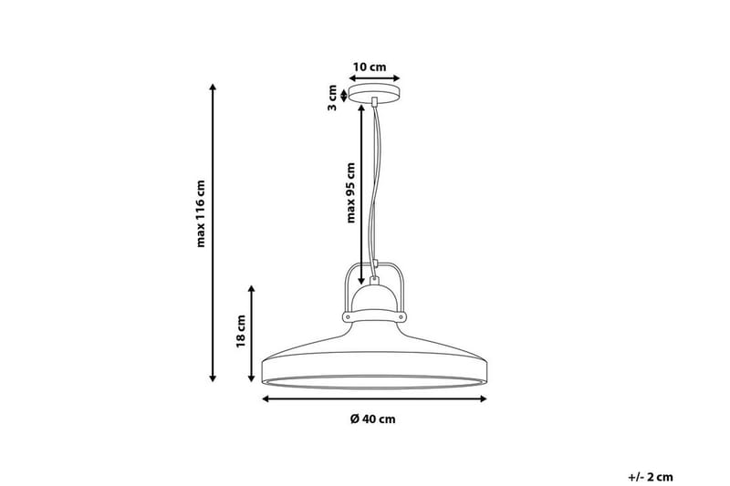 Noatak Taklampa 40 cm - Grå - Taklampa kök - Fönsterlampa hängande - Fönsterlampa - Pendellampor & hänglampor - Sovrumslampa - Vardagsrumslampa