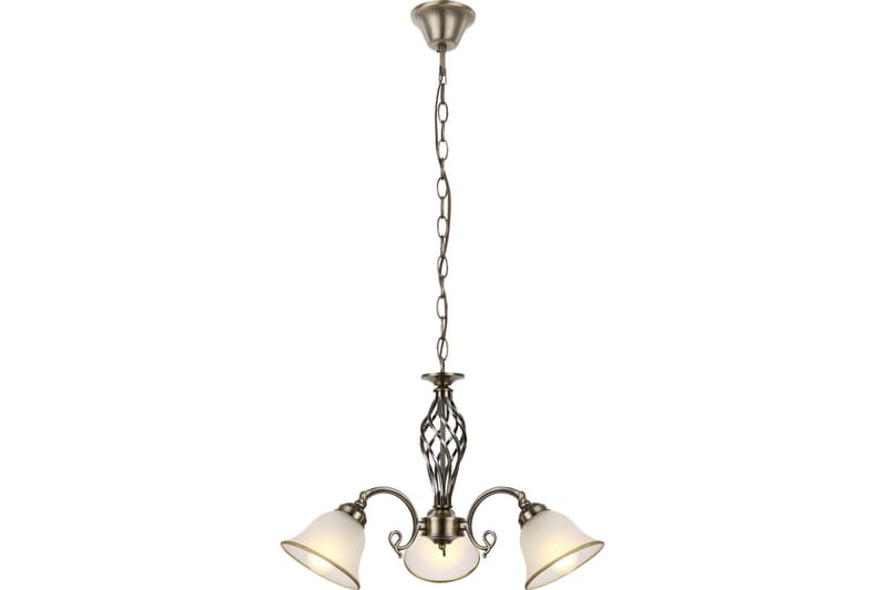 Odin Pendellampa 2 Lampor Antik Mässing - Globo Lighting - Fönsterlampa hängande - Pendellampor & hänglampor - Vardagsrumslampa - Fönsterlampa - Taklampa kök - Sovrumslampa