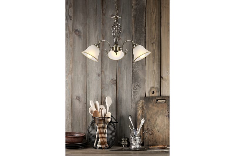 Odin Pendellampa 2 Lampor Antik Mässing - Globo Lighting - Taklampa kök - Fönsterlampa hängande - Fönsterlampa - Pendellampor & hänglampor - Sovrumslampa - Vardagsrumslampa