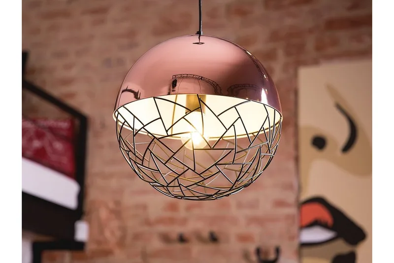 Padma Taklampa 35 cm, Koppar