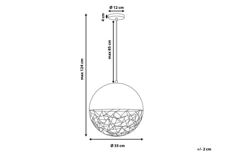 Padma Taklampa 35 cm - Svart - Taklampa kök - Fönsterlampa hängande - Fönsterlampa - Pendellampor & hänglampor - Sovrumslampa - Vardagsrumslampa