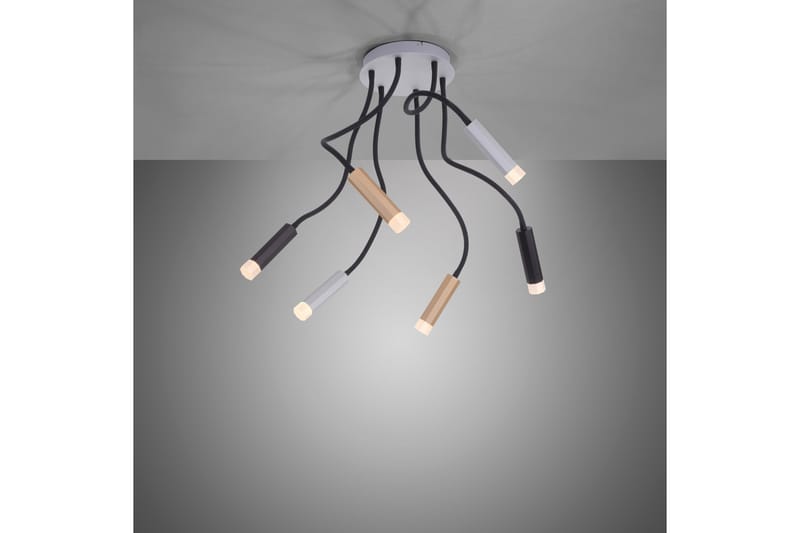 PURE-GEMIN taklampa, aluminium 137,5x68,5 cm - Grå/Guld - Taklampa kök - Fönsterlampa hängande - Fönsterlampa - Pendellampor & hänglampor - Sovrumslampa - Vardagsrumslampa