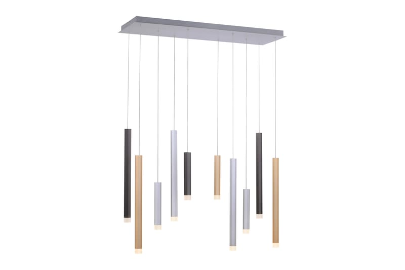 PURE-GEMIN Pendellampa, aluminium 89x200 cm - Flerfärgad - Belysning & el - Inomhusbelysning & lampor - Taklampa & takbelysning - Pendellampor & hänglampor