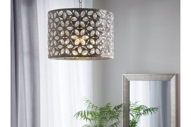 Sajo Taklampa 30 cm - Silver - Fönsterlampa hängande - Pendellampor & hänglampor - Vardagsrumslampa - Fönsterlampa - Taklampa kök - Sovrumslampa