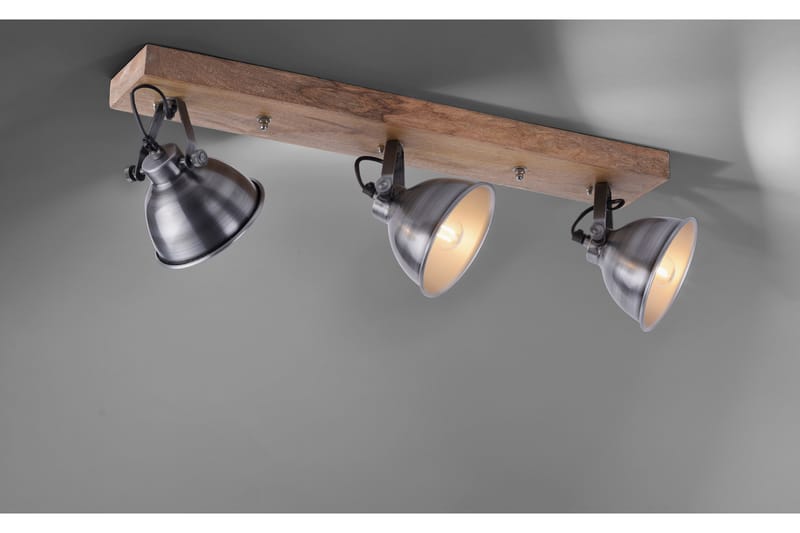 SAMIA vägg- o taklampa, järn 24x25 cm - Grå/Natur - Taklampa kök - Fönsterlampa hängande - Fönsterlampa - Pendellampor & hänglampor - Sovrumslampa - Vardagsrumslampa