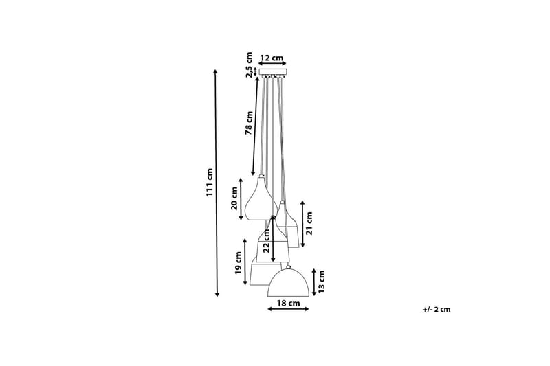 Savio Taklampa 18 cm - Svart - Belysning & el - Inomhusbelysning & lampor - Taklampa & takbelysning - Pendellampor & hänglampor