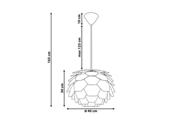 Segre Taklampa 40 cm - Blå - Belysning & el - Inomhusbelysning & lampor - Taklampa & takbelysning - Pendellampor & hänglampor