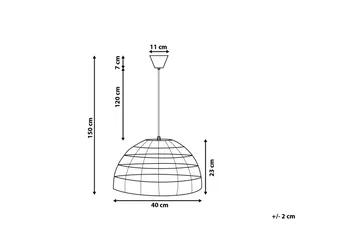 Selenge Taklampa 40 cm - Brun - Belysning & el - Inomhusbelysning & lampor - Taklampa & takbelysning - Pendellampor & hänglampor