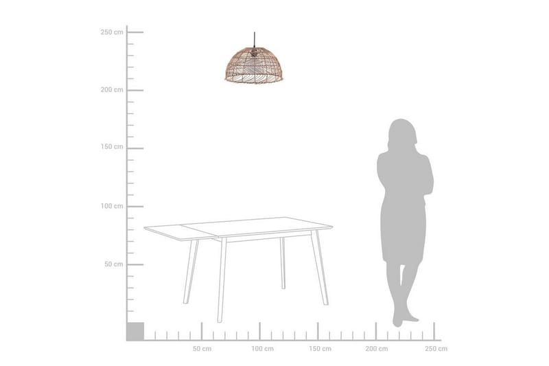 Selenge Taklampa 40 cm - Brun - Belysning & el - Inomhusbelysning & lampor - Taklampa & takbelysning - Pendellampor & hänglampor