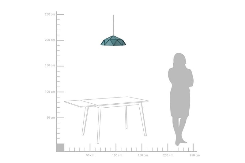 Senia Taklampa 45 cm - Blå - Belysning & el - Inomhusbelysning & lampor - Taklampa & takbelysning - Pendellampor & hänglampor