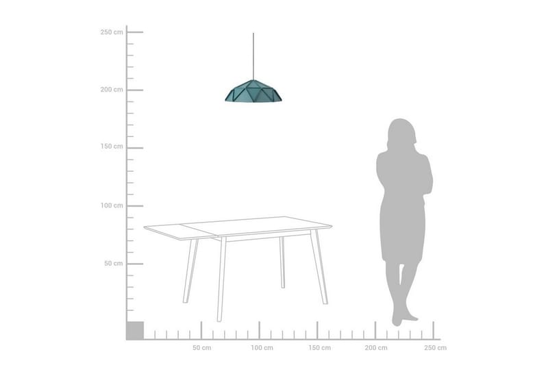 Senia Taklampa 45 cm - Blå - Taklampa kök - Fönsterlampa hängande - Fönsterlampa - Pendellampor & hänglampor - Sovrumslampa - Vardagsrumslampa