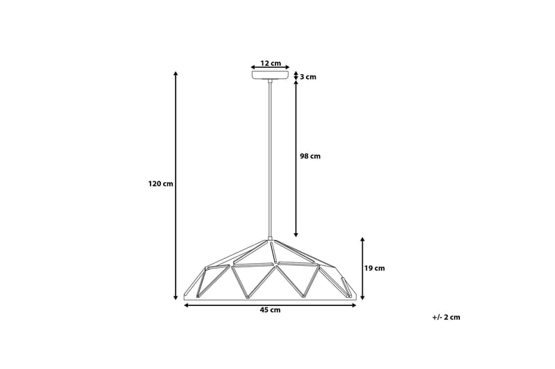 Senia Taklampa 45 cm - Blå - Taklampa kök - Fönsterlampa hängande - Fönsterlampa - Pendellampor & hänglampor - Sovrumslampa - Vardagsrumslampa
